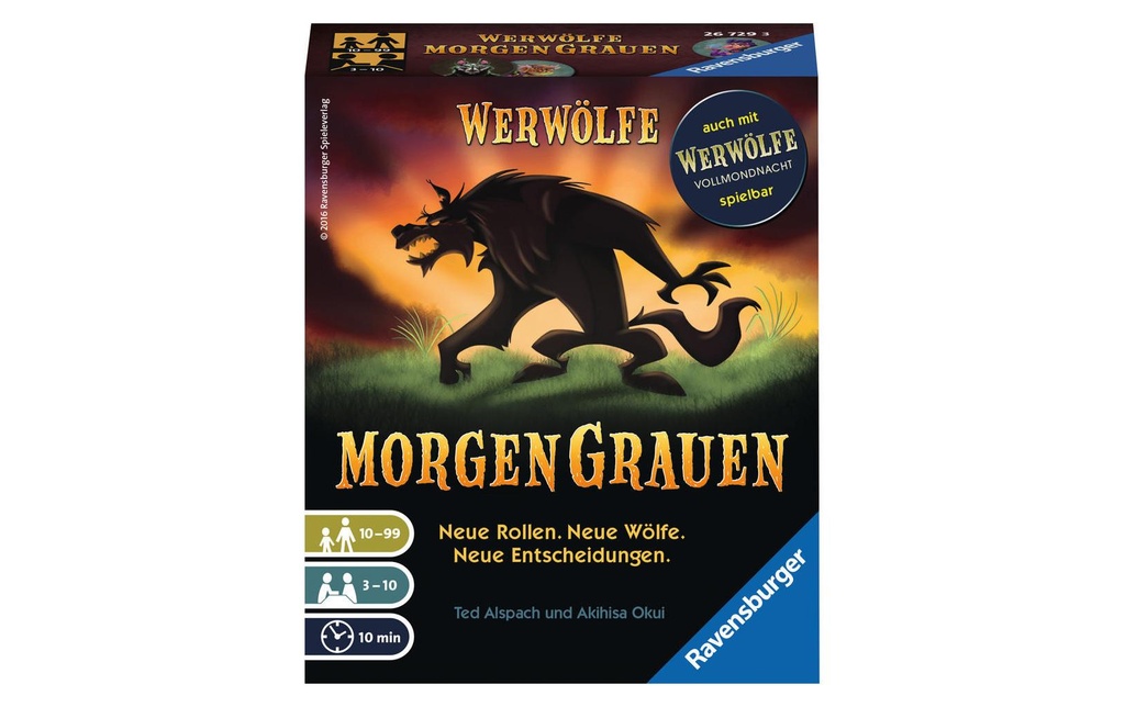 Ravensburger Jeux de cartes Werwölfe Morgengrauen