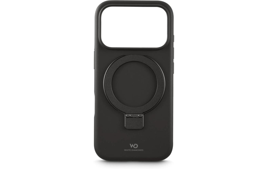 White Diamonds Coque arrière Mag Urban Stand Case Noir pour iPhone 17 Pro