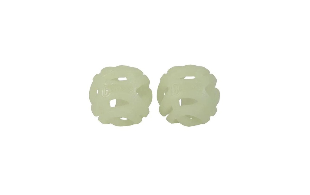 Chuckit! Balle lumineuse Max Glow Air Fetch Taille S, 2 pièces