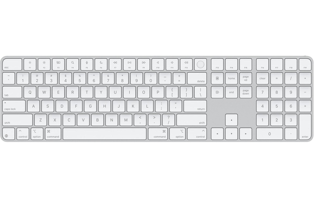 Apple Magic Keyboard avec Touch ID et pavé numérique (disposition américaine)