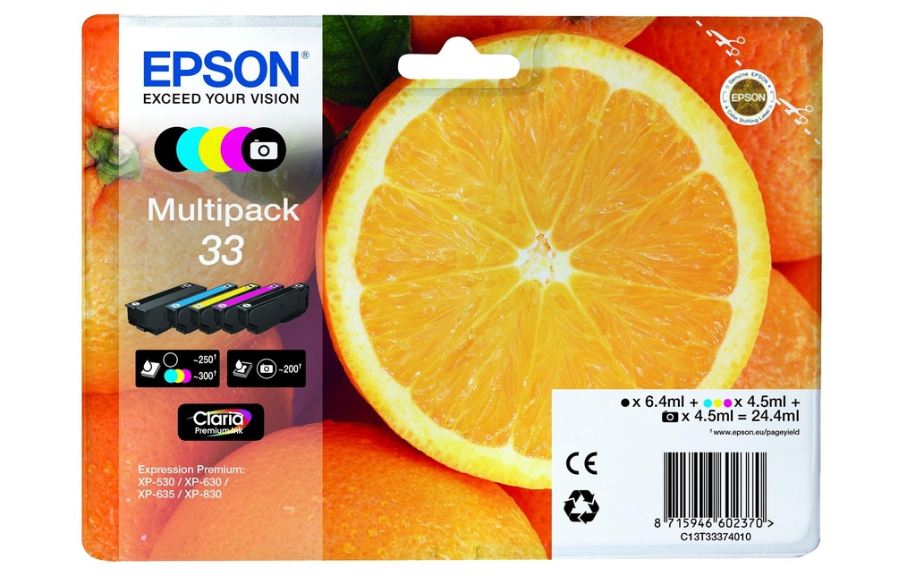Epson Kits d’encre 33 / C13T33374010