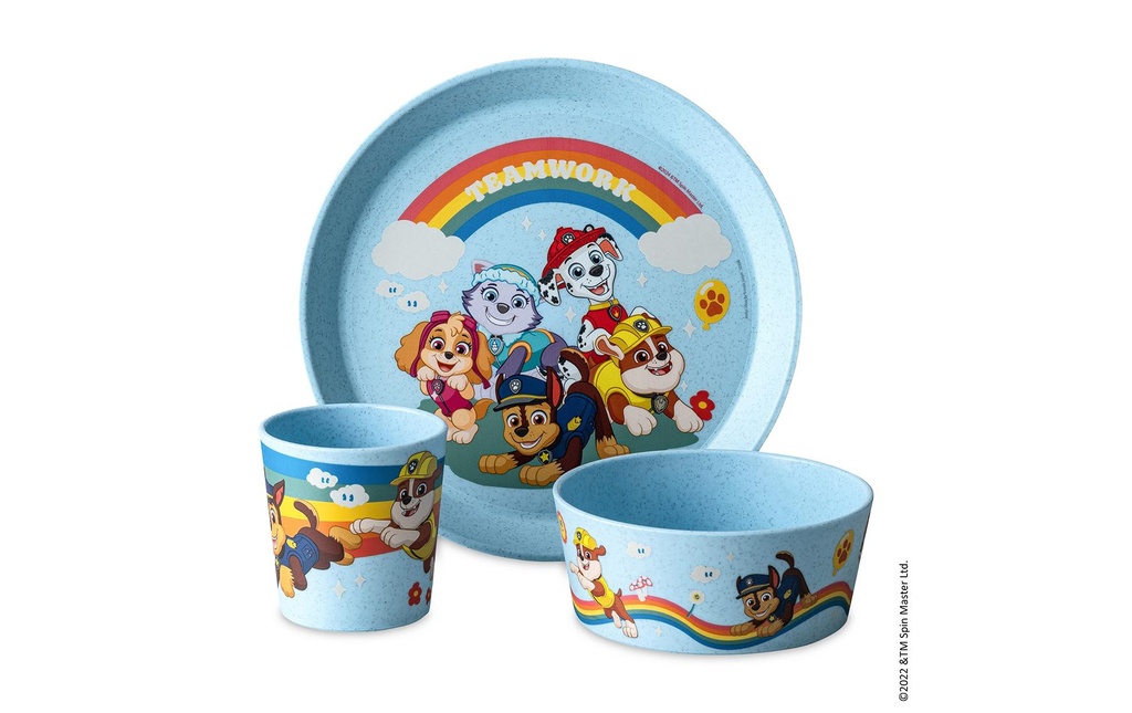 Koziol Service de table pour enfants CONNECT PAW PATROL sky blue