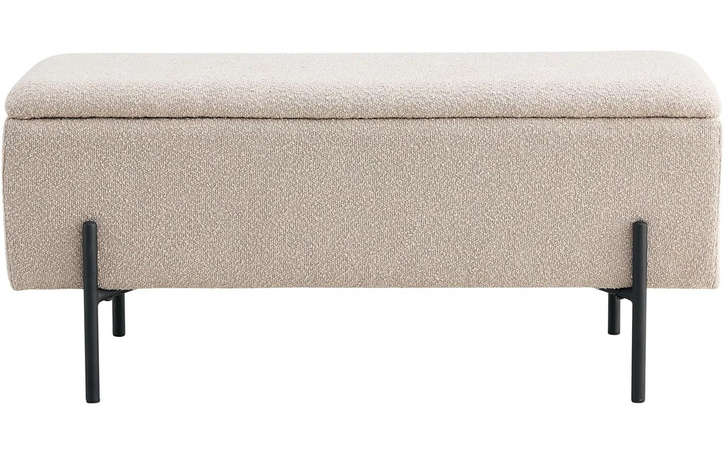 House Nordic Coffre-siège Watford 36,5 x 95 x 46 cm, Beige