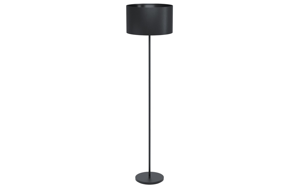 EGLO Leuchten Lampe sur pied MASERLO 1x E27, Noir