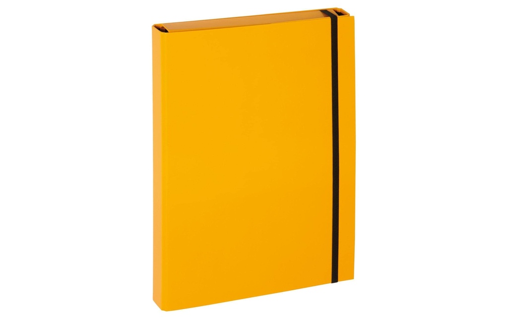 Pagna Portfolio à ruban élastique A4 Basic Jaune