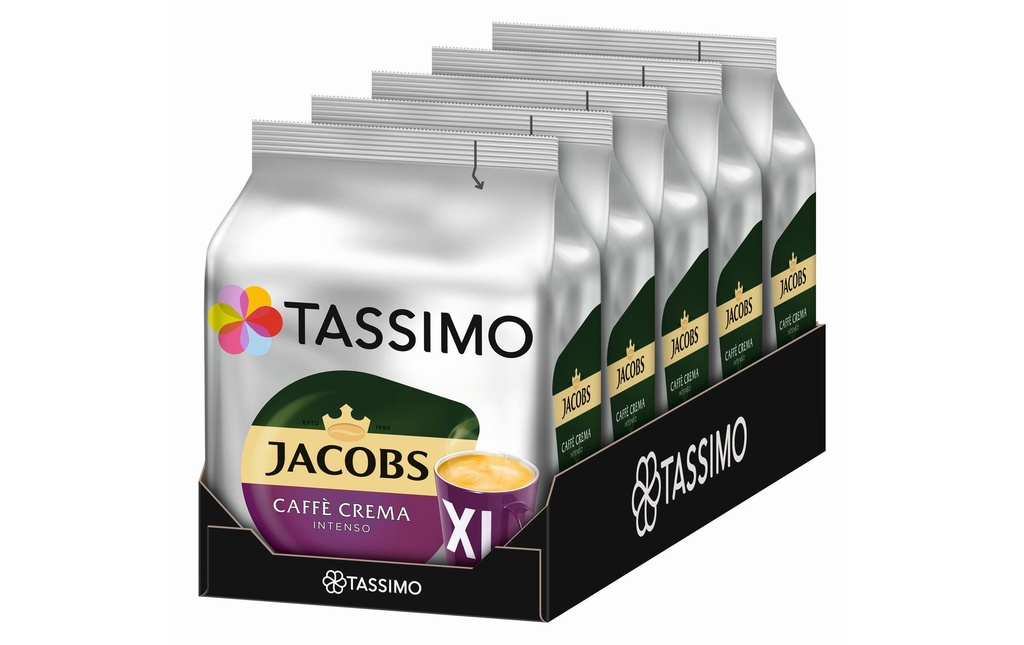TASSIMO Capsules de café T DISC Jacobs Caffè Crema Intenso 80 portions