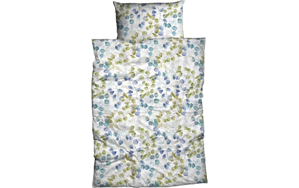Nobilium Housse de duvet Sibari 50 x 70 cm, bleu/vert