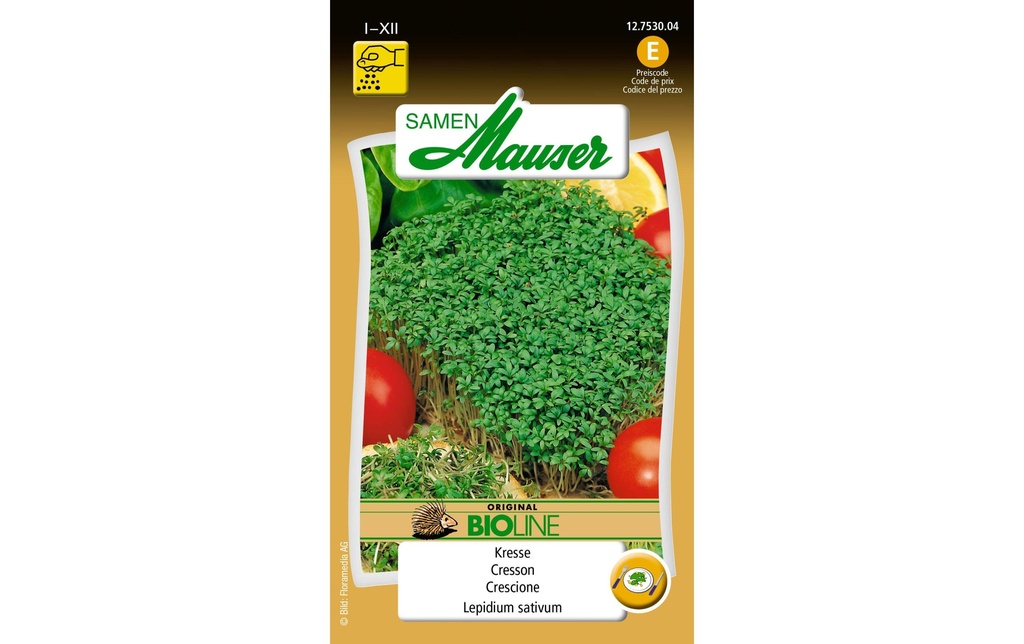 Samen Mauser Semence Bioline cresson