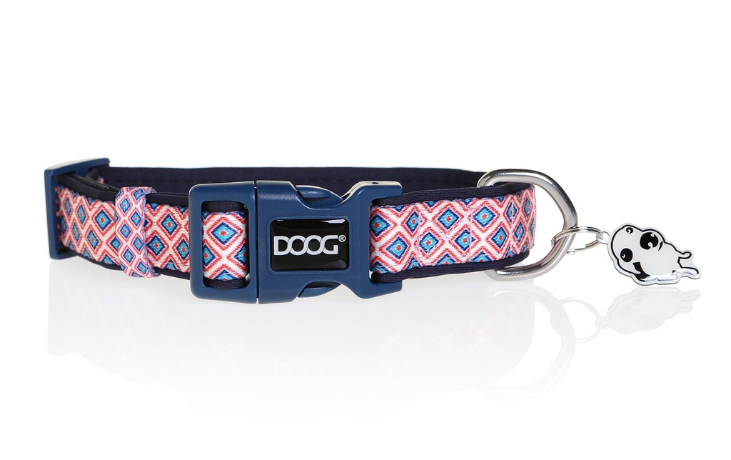 Doog Collier Gromit M Bleu / Blanc / Rouge