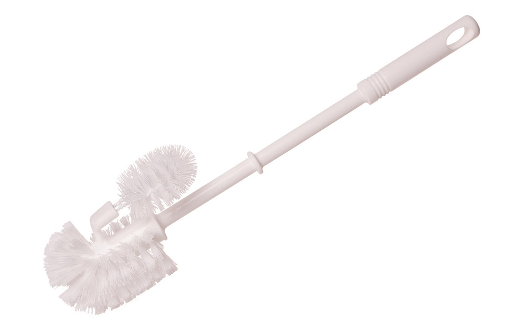 Edi Clean Brosse à toilettes avec nettoyeur de bords Blanc