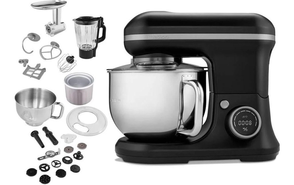 Medion Robot ménager 3en1, Noir