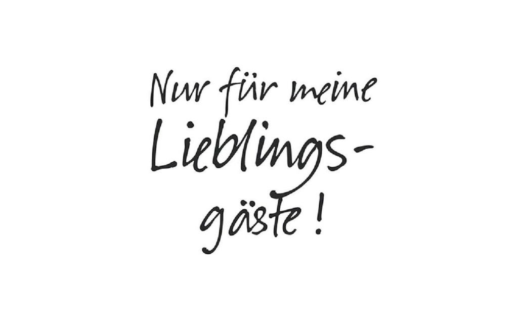 Braun + Company Serviettes en papier Nur für meine Lieblingsgäste 20 Pièce/s