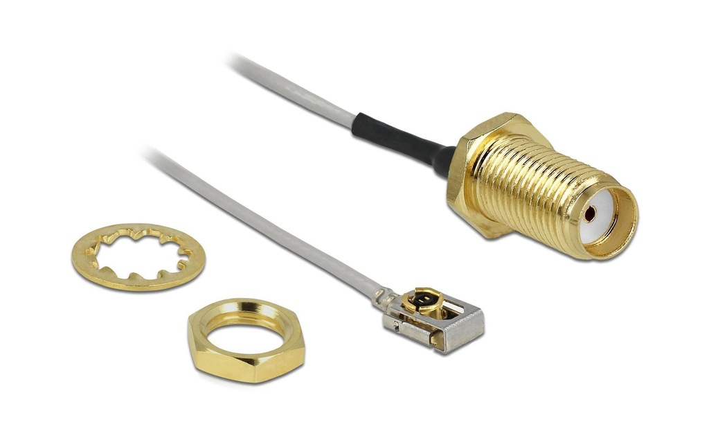 Delock Câbles d’antenne SMA  sur MHF, pour installation, 35cm