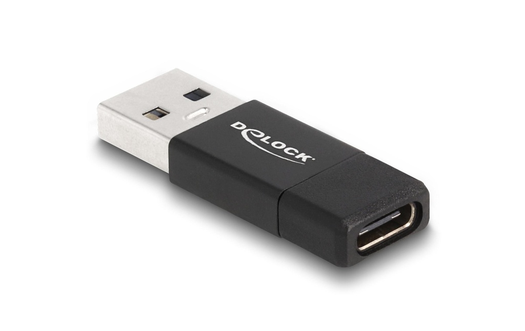 Delock Adaptateur USB 3.2 Gen 2 (10 Gbps) Connecteur USB A - Prise USB C